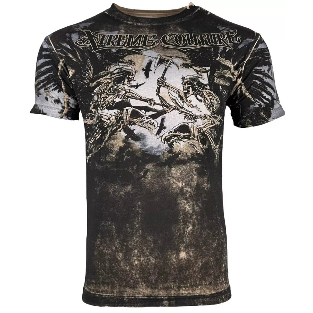 Xtreme Couture by Affliction Men's T-Shirt Army Biker Tattoo, S-5XL